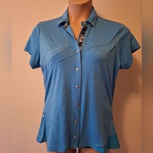 NWT Pearl iZUMi W Divide polo Size XL